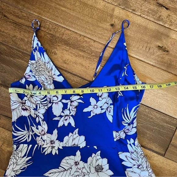 Yumi Kim blue silk maxi dress size large - Picture 5 of 10